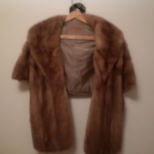 Mink fur stole